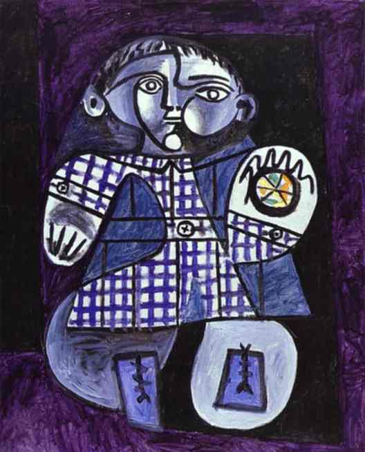 "Клод (сын Пикассо)" 1948