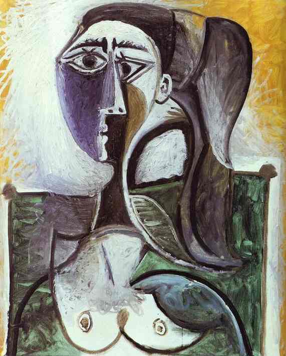 "Портрет сидящей женщины" 1960