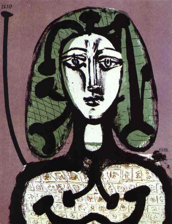 "Женщина с зелеными волосами" 1949