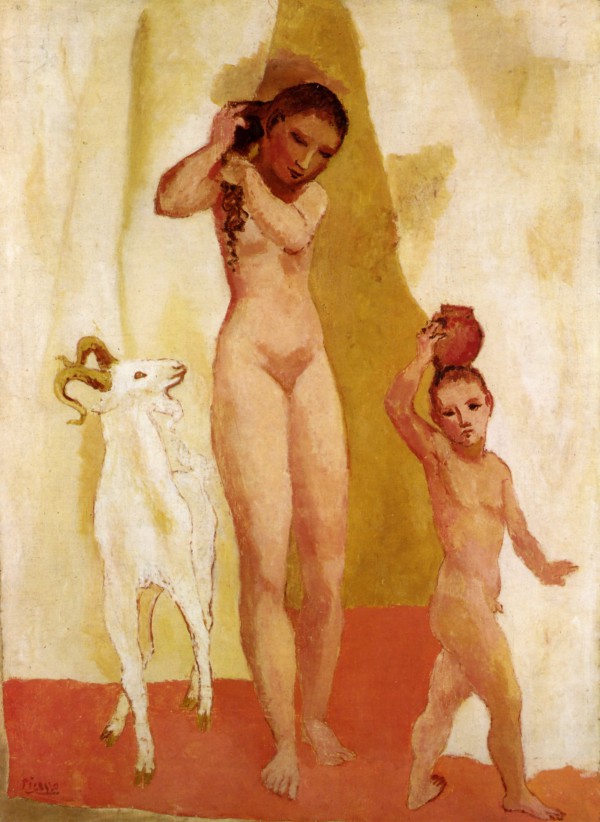 "Девочка с козлом" 1906