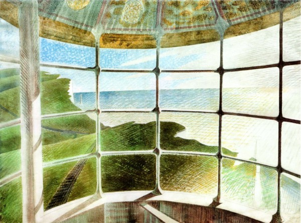 1939 Belle Tout Lighthouse watercolour