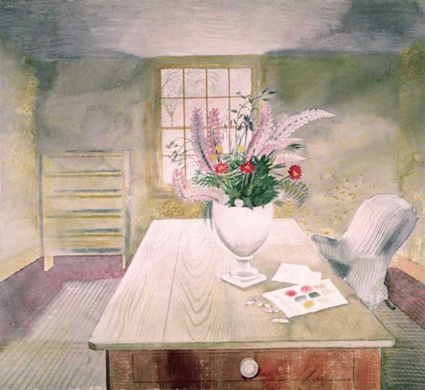 e9d35e5a38a75f96f762b0584e44601a-ravilious-flowers-on-cottage-table