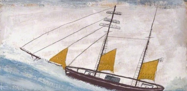 Наивная живопись Альфреда Уоллиса: о том, как рыбак видит море.