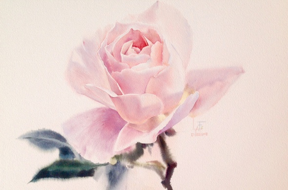 Мастер-класс «Рисуем розы акварелью» c художником ЛаФе из Таиланда (октябрь 2015)