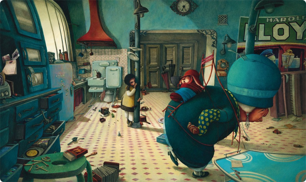 Иллюстрация Ребекки Дотремер к сказке "Алиса в стране Чудес"